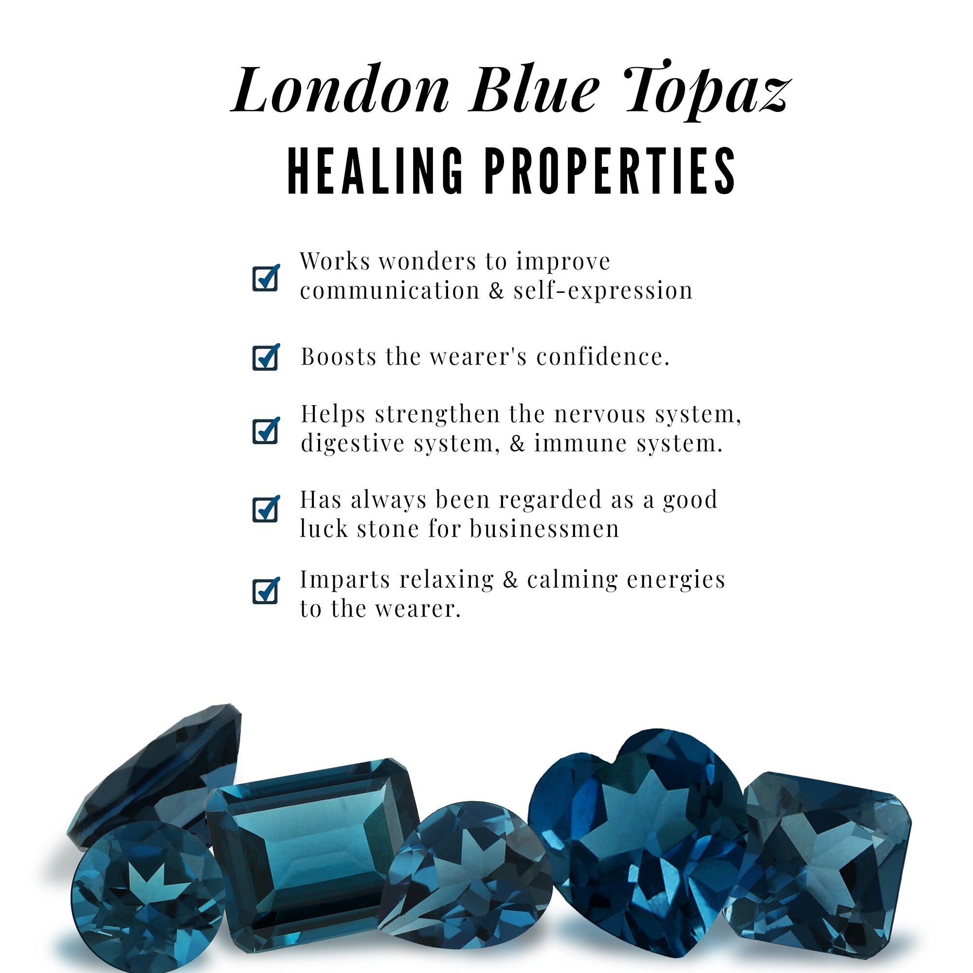 Round London Blue Topaz Designer Trio Wedding Ring Set with Diamond London Blue Topaz - ( AAA ) - Quality - Rosec Jewels