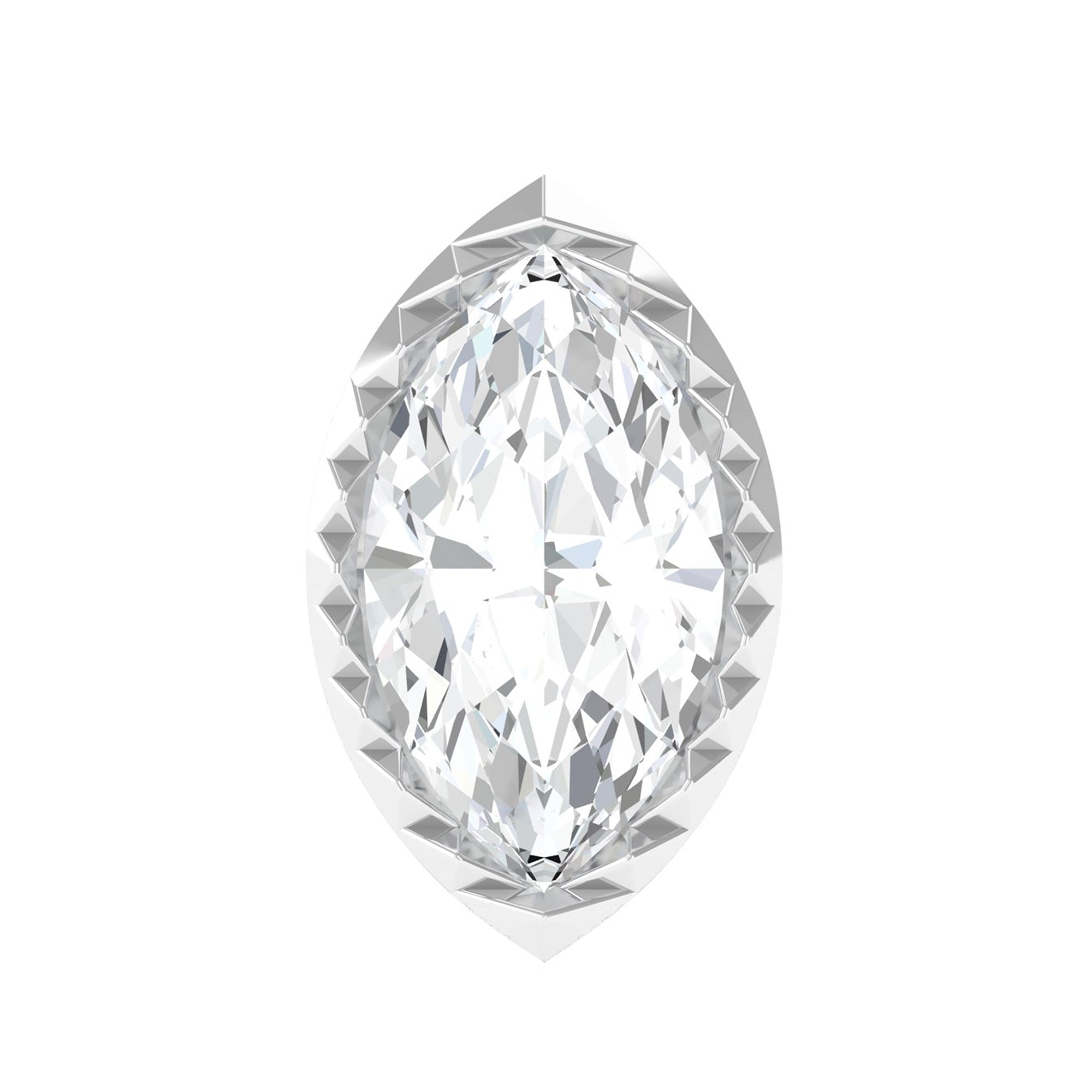 Rosec Jewels-Marquise Diamond Solitaire Earring for Tragus Piercing