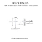 Rosec Jewels-Natural Diamond Cross Cartilage Earring