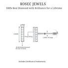 Rosec Jewels-Genuine Diamond Bar Earring for Tragus Piercing