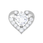 Rosec Jewels-Cute Moissanite Heart Shape Cartilage Earring