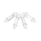 Rosec Jewels-Baguette Diamond Fan Cartilage Earring