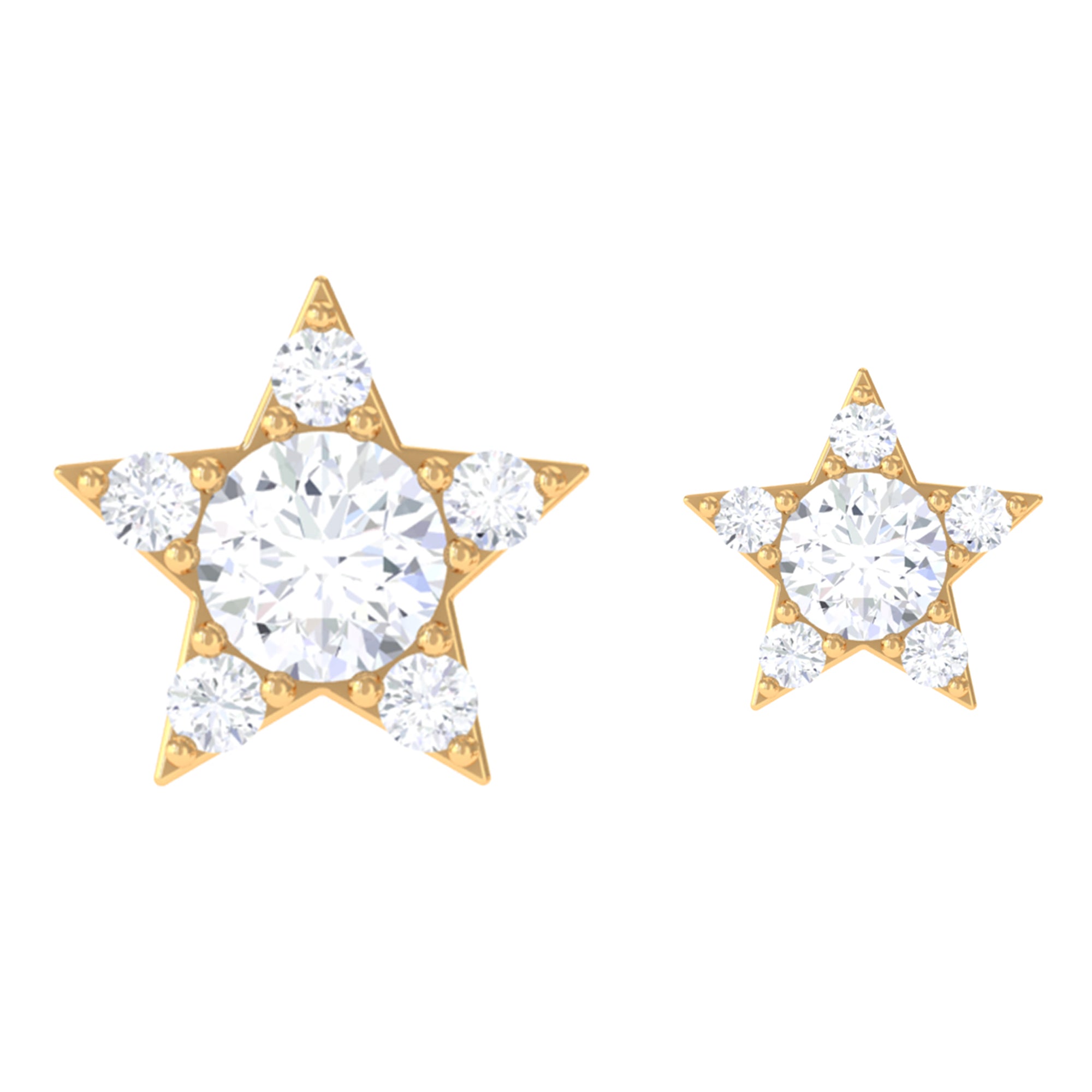 Rosec Jewels-Minimalist Diamond Star Earring for Tragus Piercing