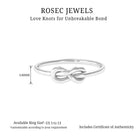 Gold Infinity Promise Ring for Her - Rosec Jewels