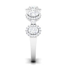 Designer Oval Diamond Anniversary Ring Diamond - ( HI-SI ) - Color and Clarity - Rosec Jewels