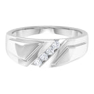 1/4 CT Round Cut Diamond Band Ring in Tension Mount Setting Diamond - ( HI-SI ) - Color and Clarity - Rosec Jewels