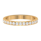 1/2 CT Bar Set Moissanite Half Eternity Ring Moissanite - ( D-VS1 ) - Color and Clarity - Rosec Jewels