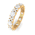 3 CT Elegant Simulated Diamond Eternity Ring Zircon - ( AAAA ) - Quality - Rosec Jewels