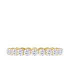 2.75 CT Certified Moissanite Full Eternity Ring in Gold Moissanite - ( D-VS1 ) - Color and Clarity - Rosec Jewels