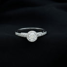 Rosec Jewels-Vintage Moissanite Crown Engagement Ring