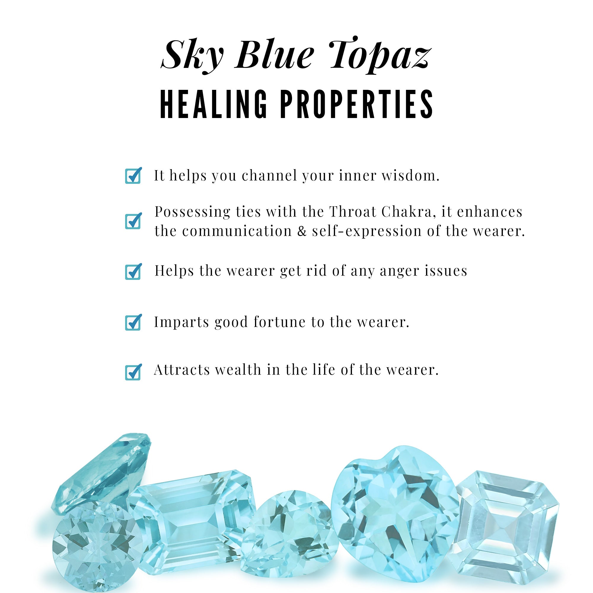 Sky Blue Topaz and Diamond Celestial Stud Earrings Sky Blue Topaz - ( AAA ) - Quality - Rosec Jewels