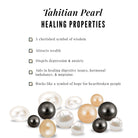 Tahitian Pearl Three Stone Dangle Pendant with Diamond Tahitian pearl - ( AAA ) - Quality - Rosec Jewels