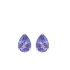 1.75 CT Pear Cut Tanzanite Solitaire Stud Earrings Tanzanite - ( AAA ) - Quality - Rosec Jewels