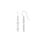 1.50 CT Zircon Minimal Dangle Earrings in Gold Zircon - ( AAAA ) - Quality - Rosec Jewels