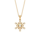 1/4 CT Snowflake Pendant for Women with Diamonds Diamond - ( HI-SI ) - Color and Clarity - Rosec Jewels