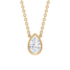 1/4 CT Pear Shape Diamond Solitaire Necklace Diamond - ( HI-SI ) - Color and Clarity - Rosec Jewels