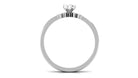 1/4 CT Round Diamond Sunburst Wedding Ring Set in Gold Diamond - ( HI-SI ) - Color and Clarity - Rosec Jewels