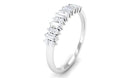 3/4 CT Baguette and Round Cut Diamond Minimal Ring Diamond - ( HI-SI ) - Color and Clarity - Rosec Jewels