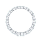 3.75 Carat Full Moissanite Baguette Eternity Band Ring in Gold Moissanite - ( D-VS1 ) - Color and Clarity - Rosec Jewels