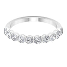 1.25 CT Diamond Eternity Ring in Bar Setting Diamond - ( HI-SI ) - Color and Clarity - Rosec Jewels