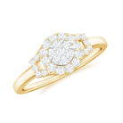 0.50 CT Minimal Zircon Engagement Ring in Gold Zircon - ( AAAA ) - Quality - Rosec Jewels