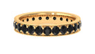 2.25 CT Black Spinel Eternity Band Ring Black Spinel - ( AAA ) - Quality - Rosec Jewels